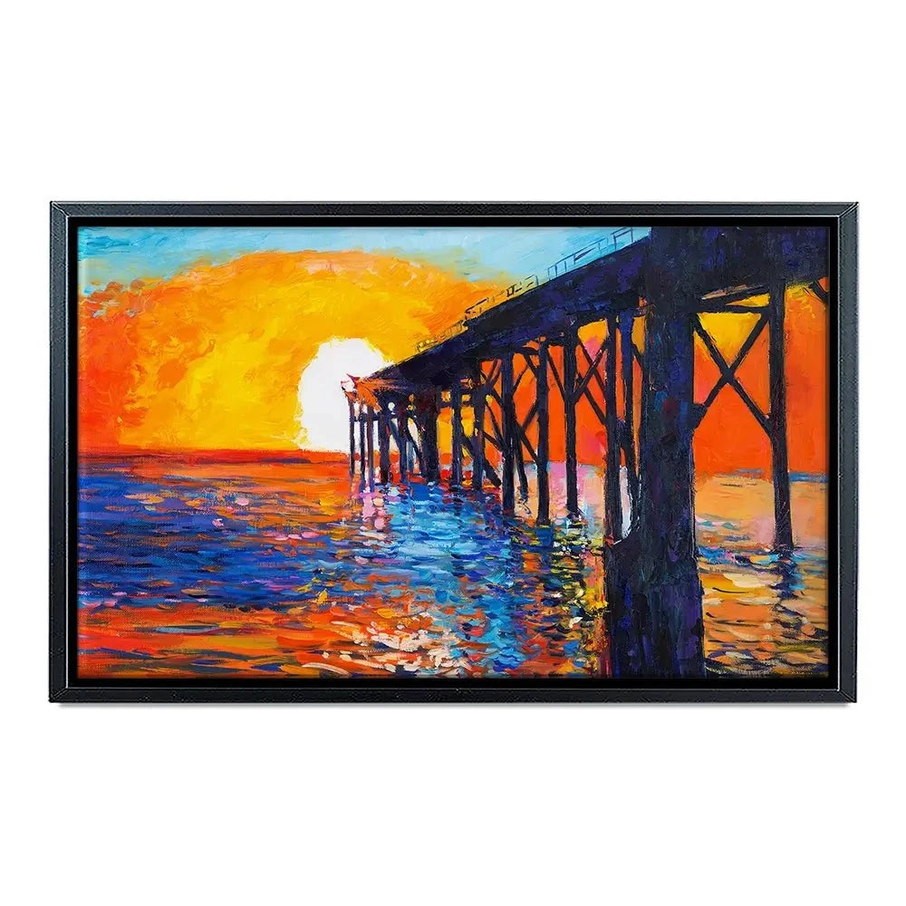 The Pier Canvas Print The Pier Canvas Print wall art product Boyan Dimitrov / Shutterstock