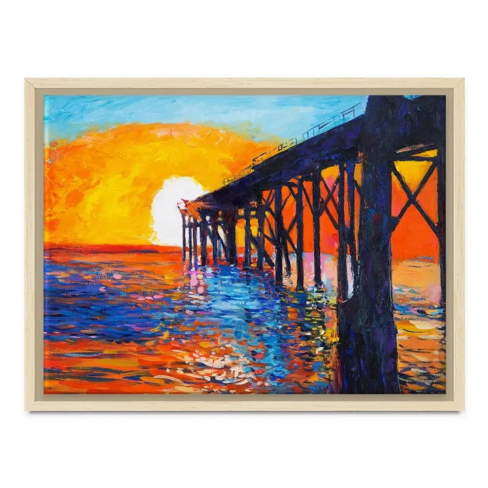 The Pier Canvas Print The Pier Canvas Print wall art product Boyan Dimitrov / Shutterstock