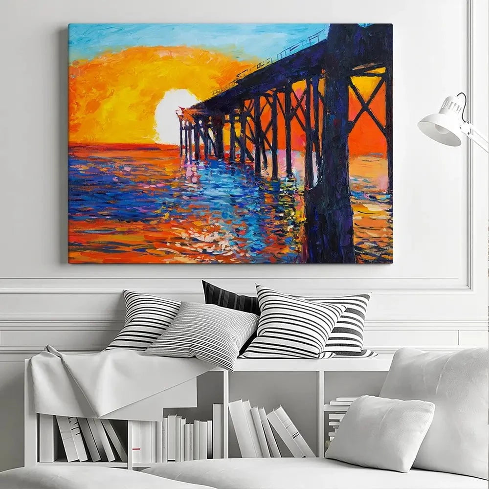 The Pier Canvas Print The Pier Canvas Print wall art product Boyan Dimitrov / Shutterstock