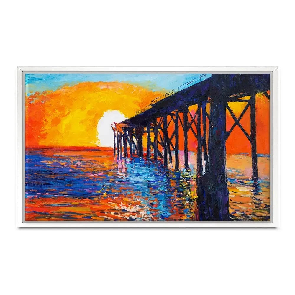 The Pier Canvas Print The Pier Canvas Print wall art product Boyan Dimitrov / Shutterstock