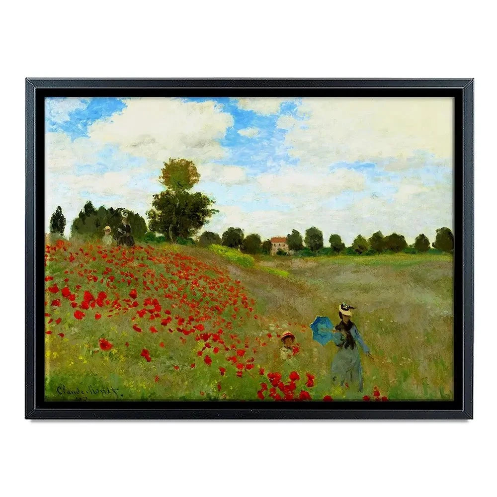 The Poppy Field Canvas Print The Poppy Field Canvas Print wall art product Claude Monet