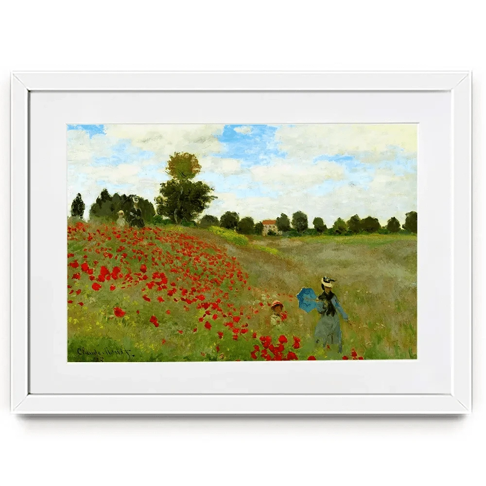 The Poppy Field Framed Art Print The Poppy Field Framed Art Print wall art product Claude Monet