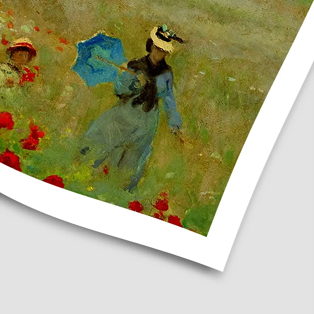The Poppy Field Square Art Print The Poppy Field Square Art Print wall art product Art Print Shop
