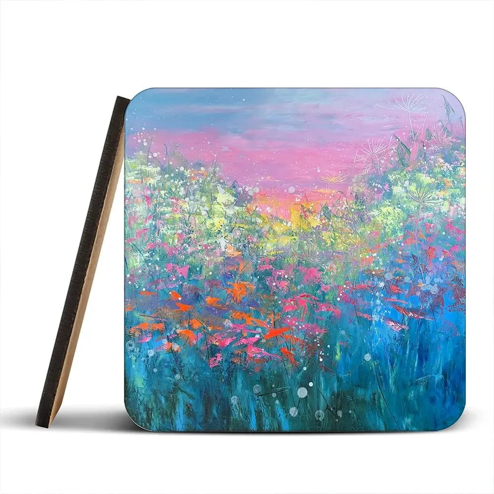 The Power Of Flowers Coaster Set The Power Of Flowers Coaster Set wall art product Laure Bury