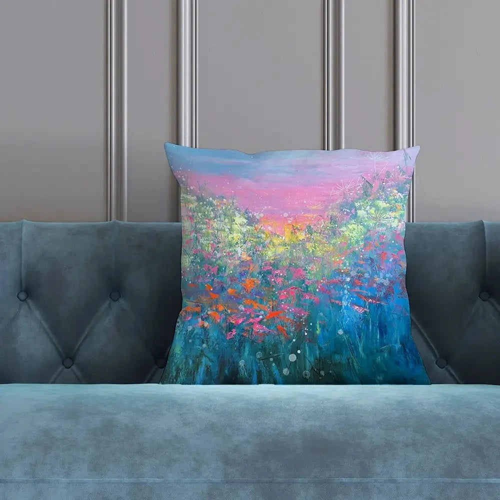 The Power Of Flowers Cushion The Power Of Flowers Cushion wall art product Laure Bury
