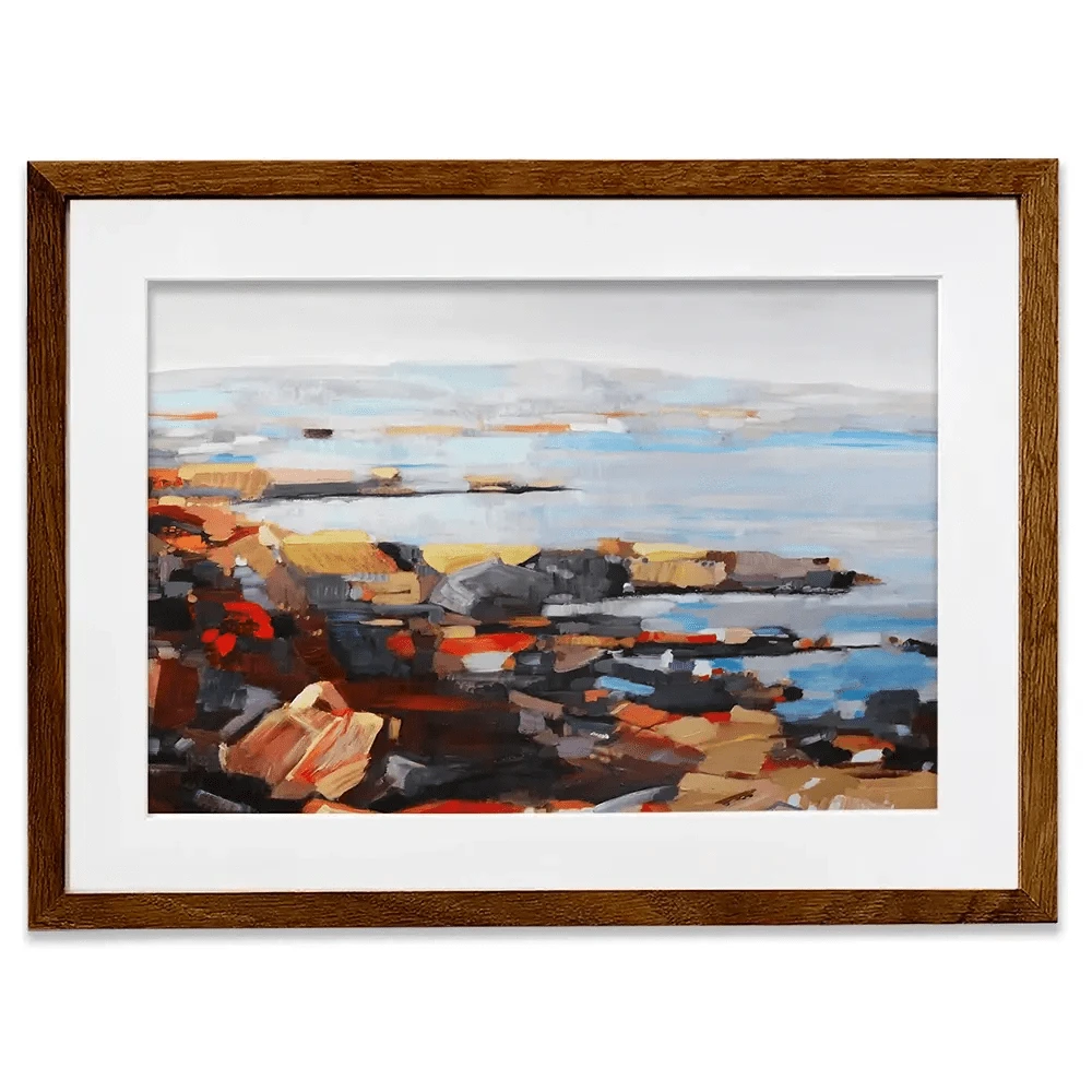 The Seaside Framed Art Print The Seaside Framed Art Print wall art product Maria Moretti