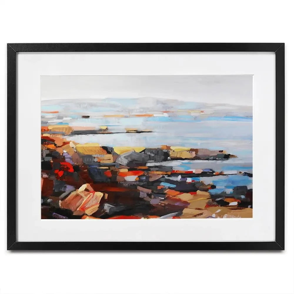 The Seaside Framed Art Print The Seaside Framed Art Print wall art product Maria Moretti