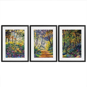 The Secret Garden Framed Art Print Trio The Secret Garden Framed Art Print Trio wall art product Valery Rybakow / Shutterstock