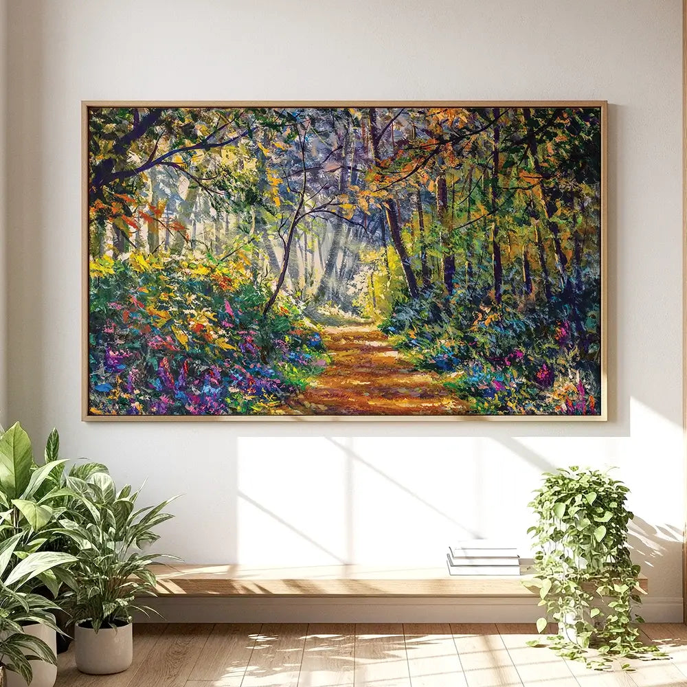 The Secret Garden Oversized Canvas Print The Secret Garden Oversized Canvas Print wall art product Art Print Shop