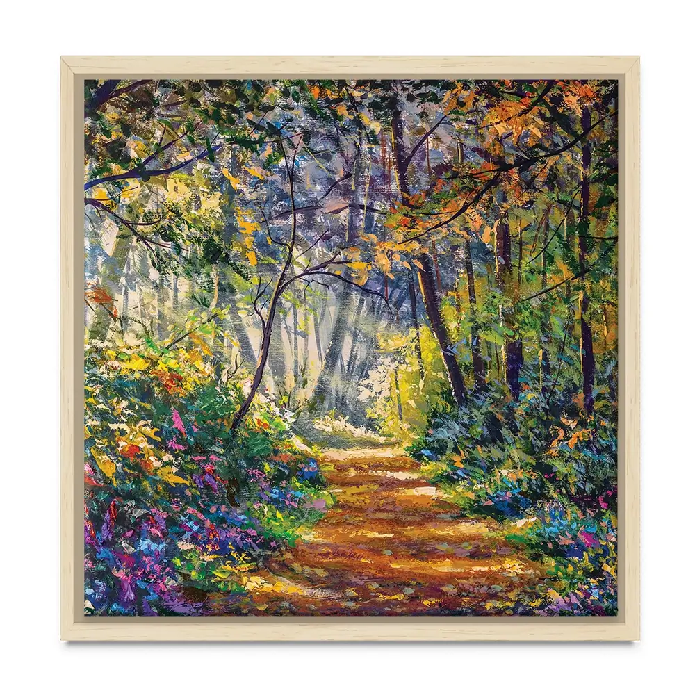 The Secret Garden Square Canvas Print The Secret Garden Square Canvas Print wall art product Valery Rybakow / Shutterstock