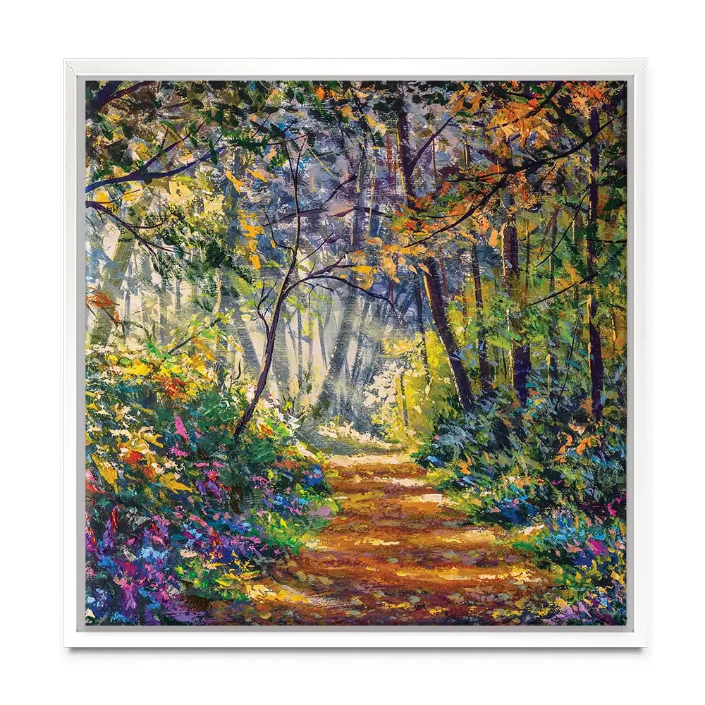 The Secret Garden Square Canvas Print The Secret Garden Square Canvas Print wall art product Valery Rybakow / Shutterstock