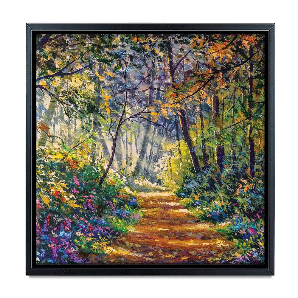 The Secret Garden Square Canvas Print The Secret Garden Square Canvas Print wall art product Valery Rybakow / Shutterstock