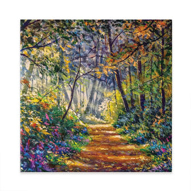 The Secret Garden Square Canvas Print The Secret Garden Square Canvas Print wall art product Valery Rybakow / Shutterstock