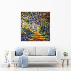 The Secret Garden Square Canvas Print wall art product Valery Rybakow / Shutterstock