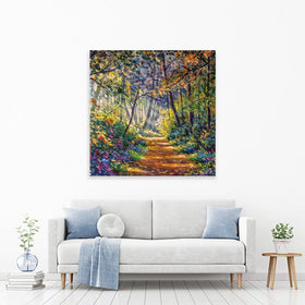 The Secret Garden Square Canvas Print wall art product Valery Rybakow / Shutterstock