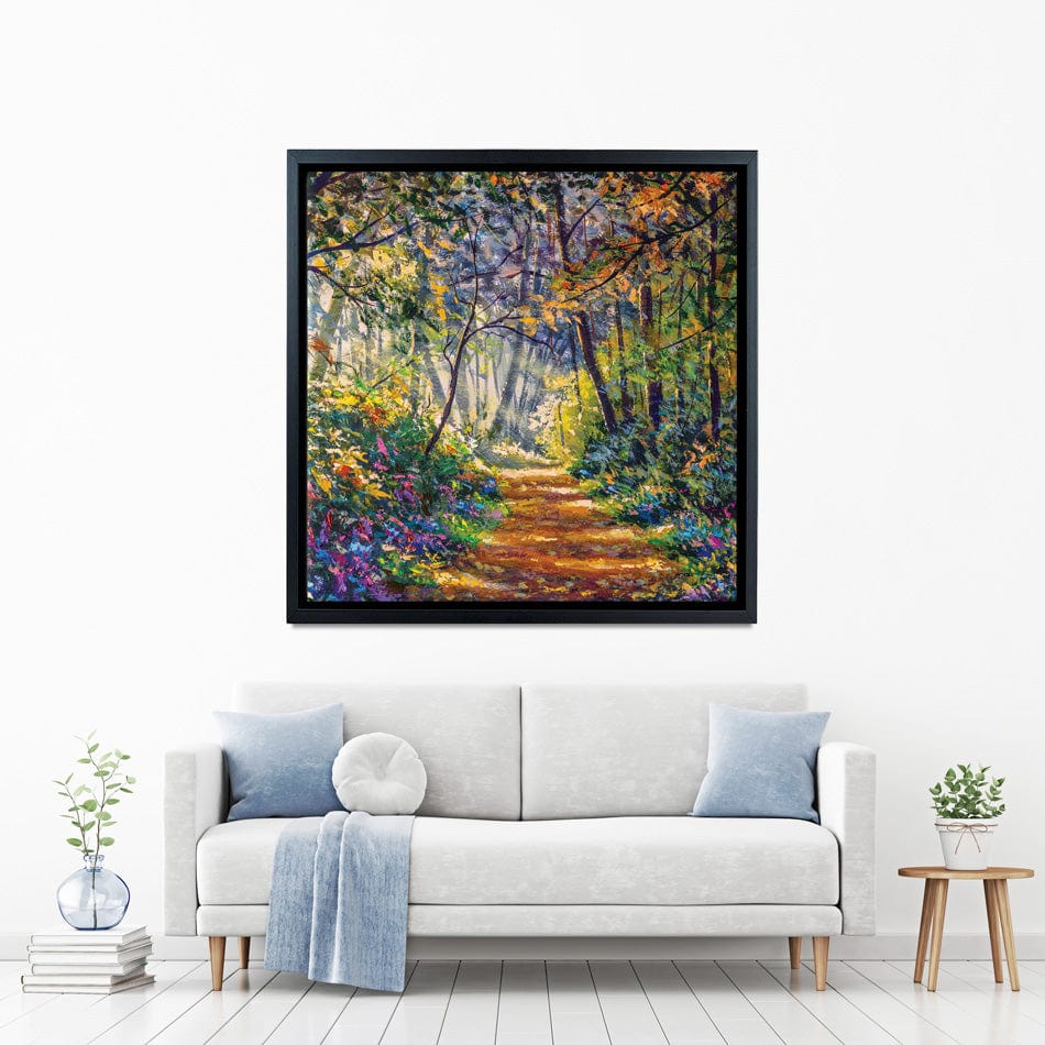 The Secret Garden Square Canvas Print wall art product Valery Rybakow / Shutterstock