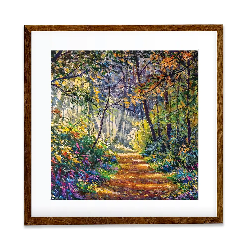 The Secret Garden Square Framed Art Print The Secret Garden Square Framed Art Print wall art product Valery Rybakow / Shutterstock