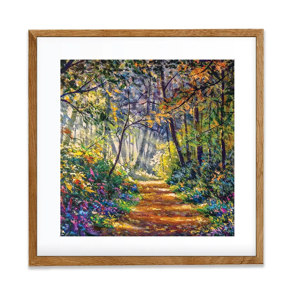 The Secret Garden Square Framed Art Print The Secret Garden Square Framed Art Print wall art product Valery Rybakow / Shutterstock