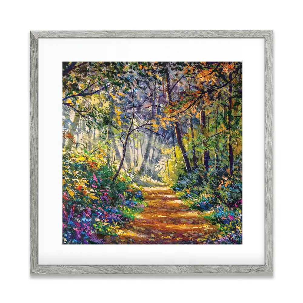 The Secret Garden Square Framed Art Print The Secret Garden Square Framed Art Print wall art product Valery Rybakow / Shutterstock
