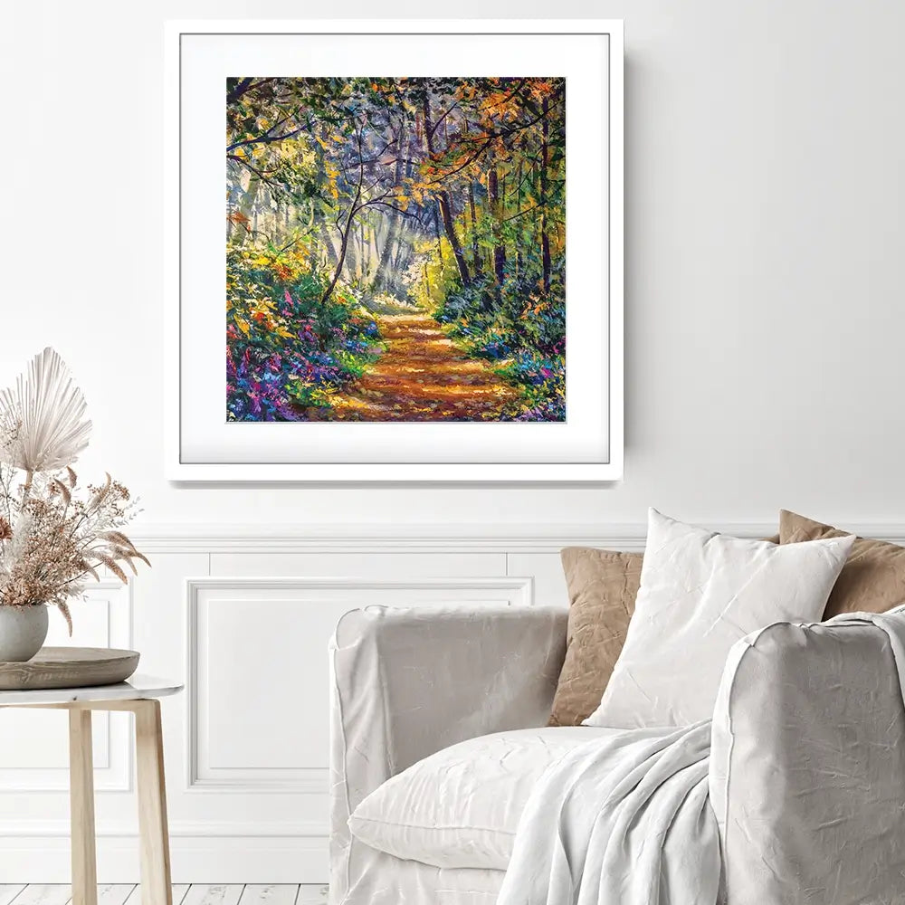 The Secret Garden Square Framed Art Print The Secret Garden Square Framed Art Print wall art product Valery Rybakow / Shutterstock