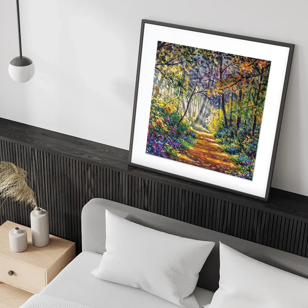 The Secret Garden Square Framed Art Print The Secret Garden Square Framed Art Print wall art product Valery Rybakow / Shutterstock