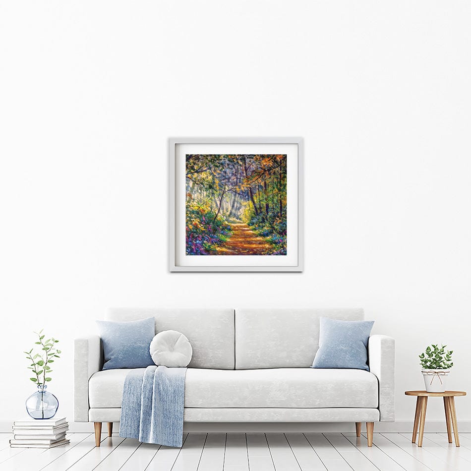 The Secret Garden Square Framed Art Print wall art product Valery Rybakow / Shutterstock