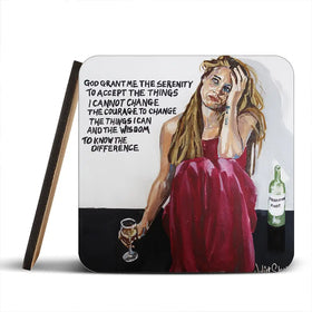 The Serenity Pour Coaster Set The Serenity Pour Coaster Set wall art product Juliet Stockton