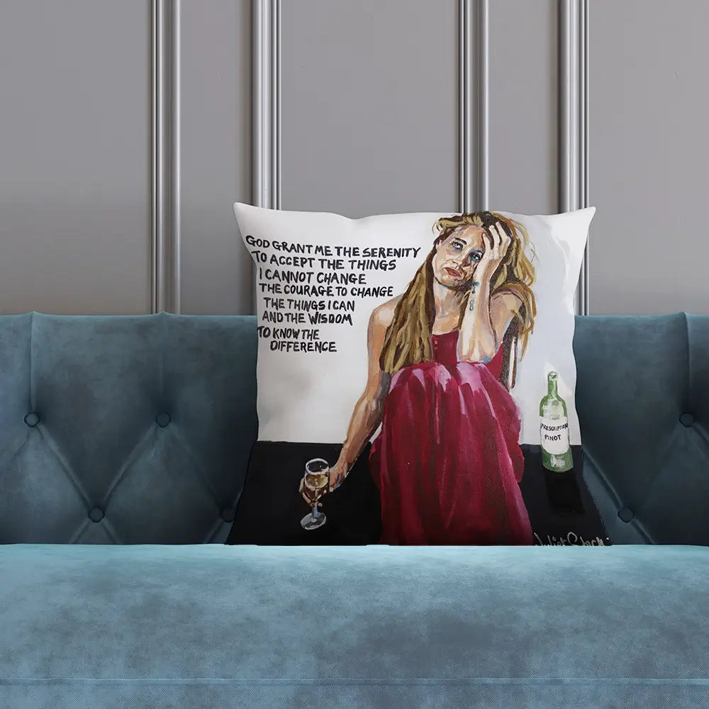 The Serenity Pour Cushion The Serenity Pour Cushion wall art product Juliet Stockton