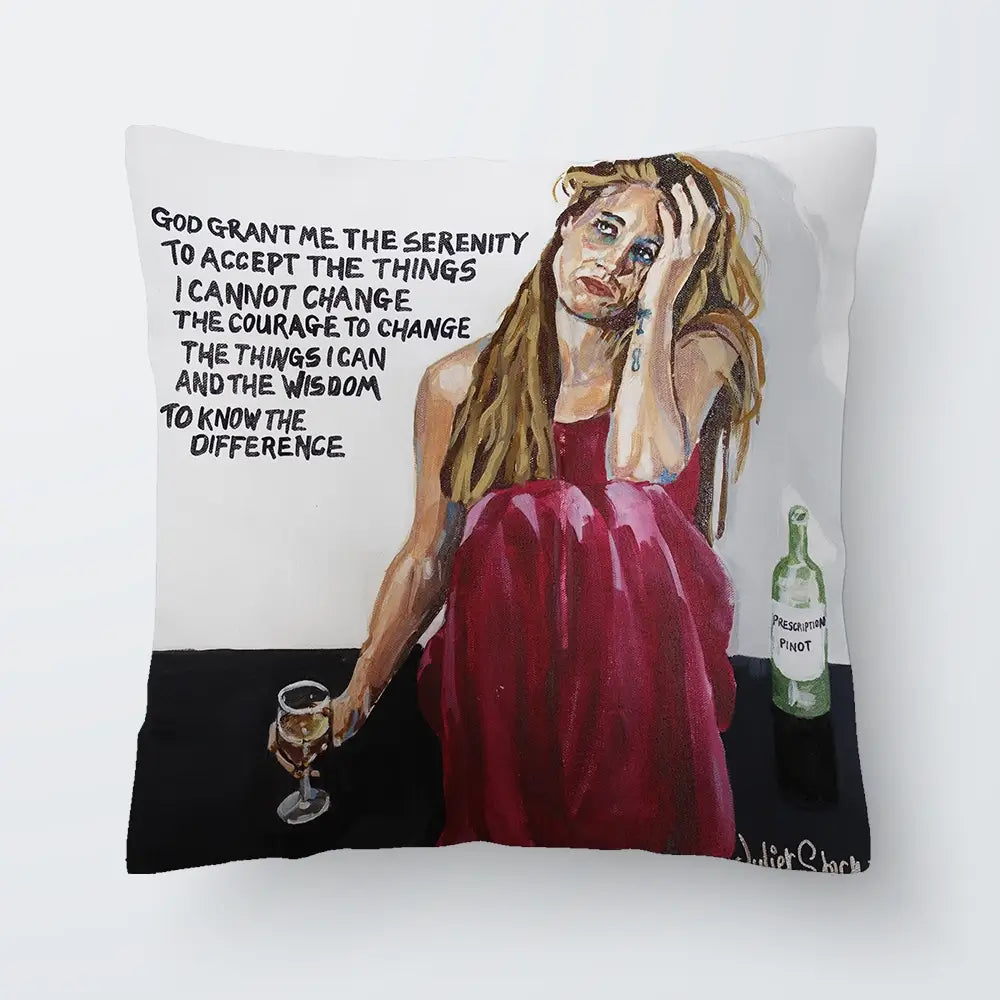 The Serenity Pour Cushion The Serenity Pour Cushion wall art product Juliet Stockton