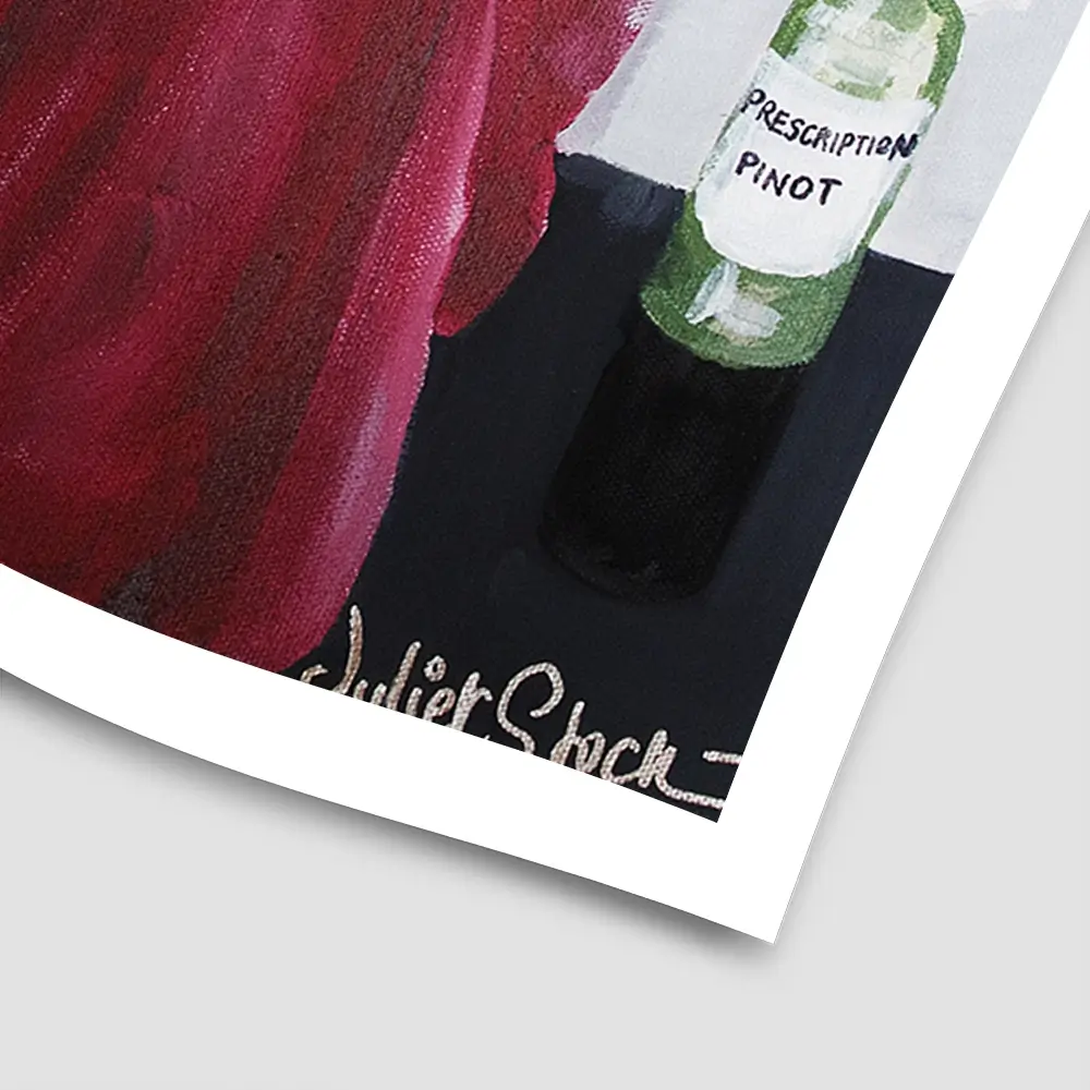 The Serenity Pour Square Art Print The Serenity Pour Square Art Print wall art product Juliet Stockton