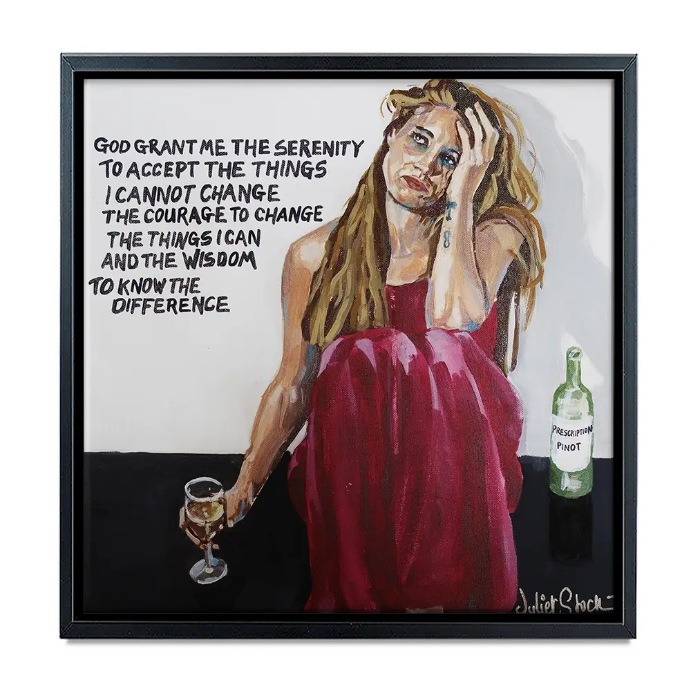 The Serenity Pour Square Canvas Print The Serenity Pour Square Canvas Print wall art product Juliet Stockton