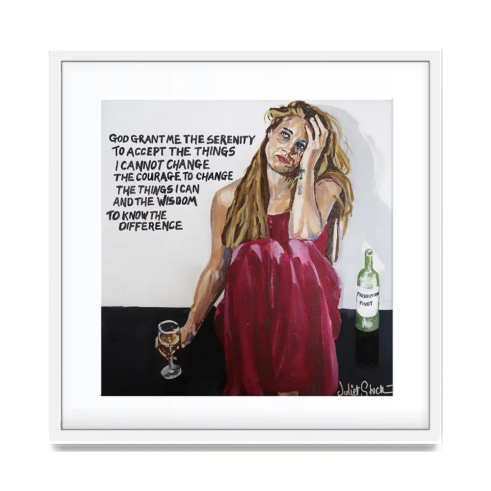 The Serenity Pour Square Framed Art Print The Serenity Pour Square Framed Art Print wall art product Juliet Stockton