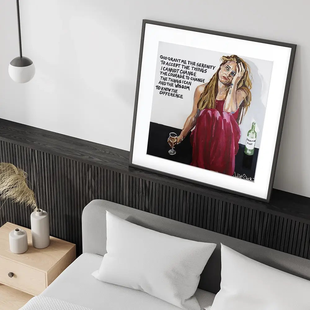 The Serenity Pour Square Framed Art Print The Serenity Pour Square Framed Art Print wall art product Juliet Stockton