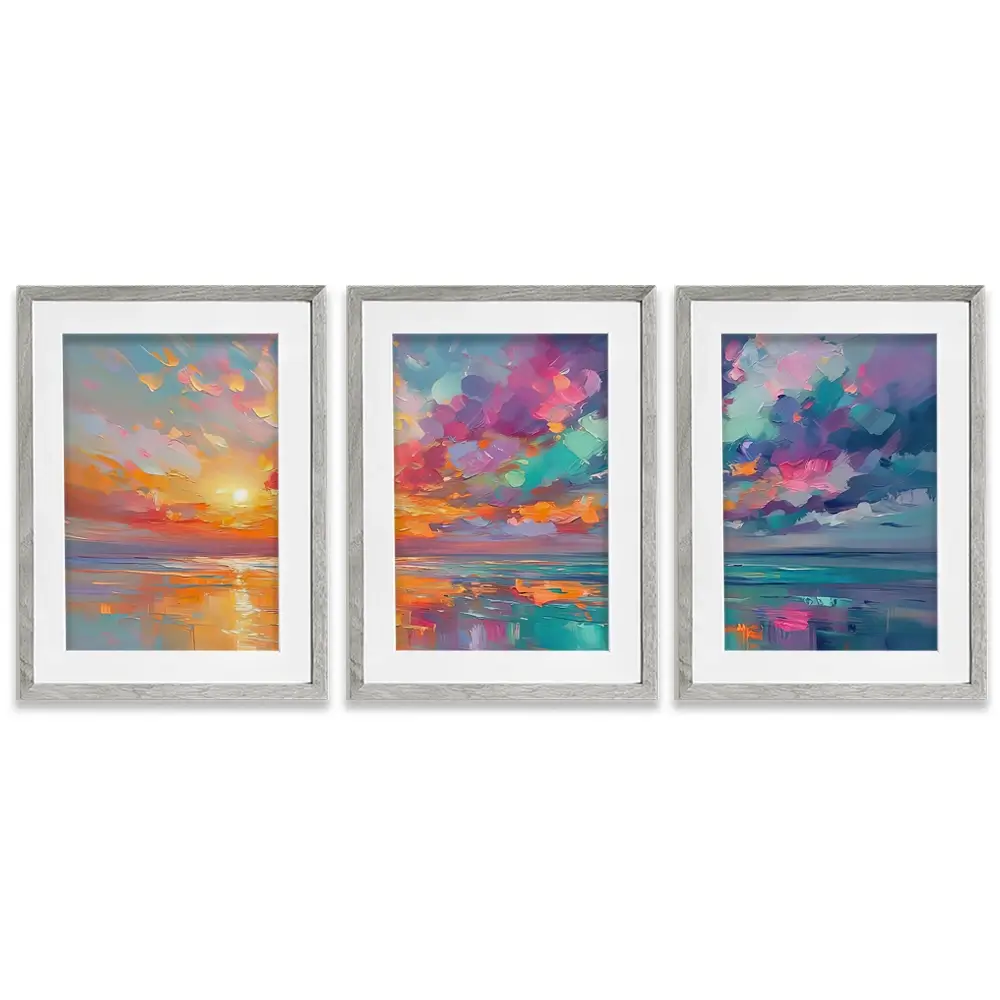 The Sky In Bloom Framed Art Print Trio The Sky In Bloom Framed Art Print Trio wall art product David Alexander Elder
