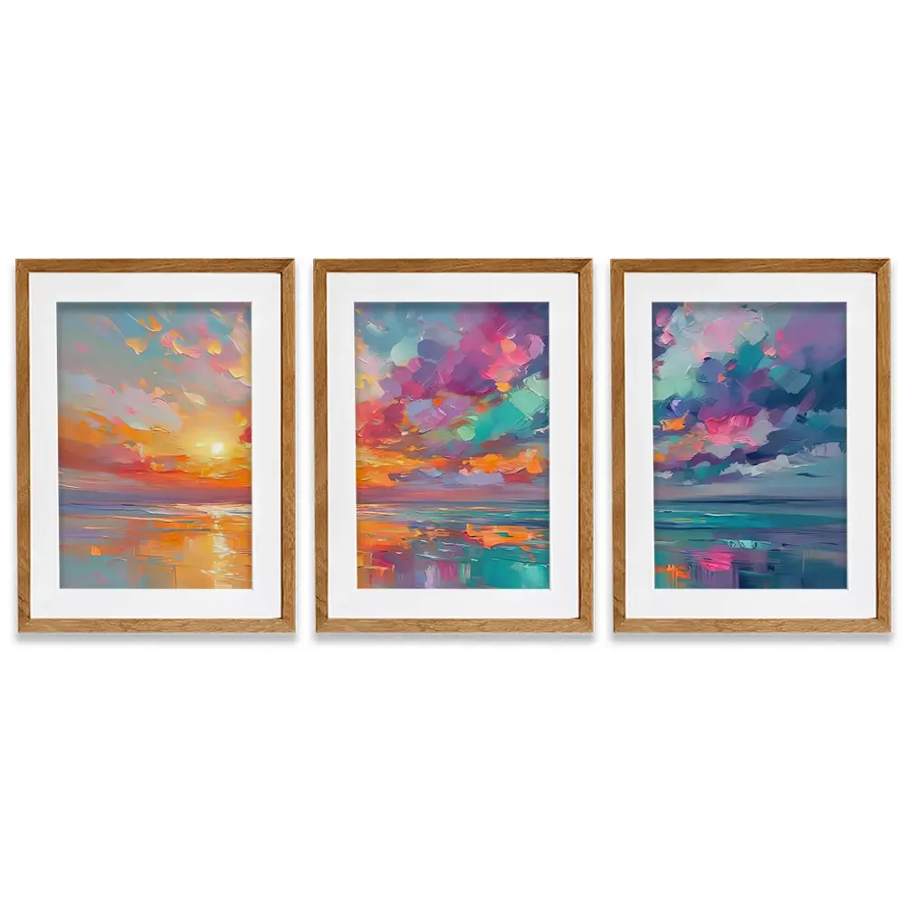 The Sky In Bloom Framed Art Print Trio The Sky In Bloom Framed Art Print Trio wall art product David Alexander Elder