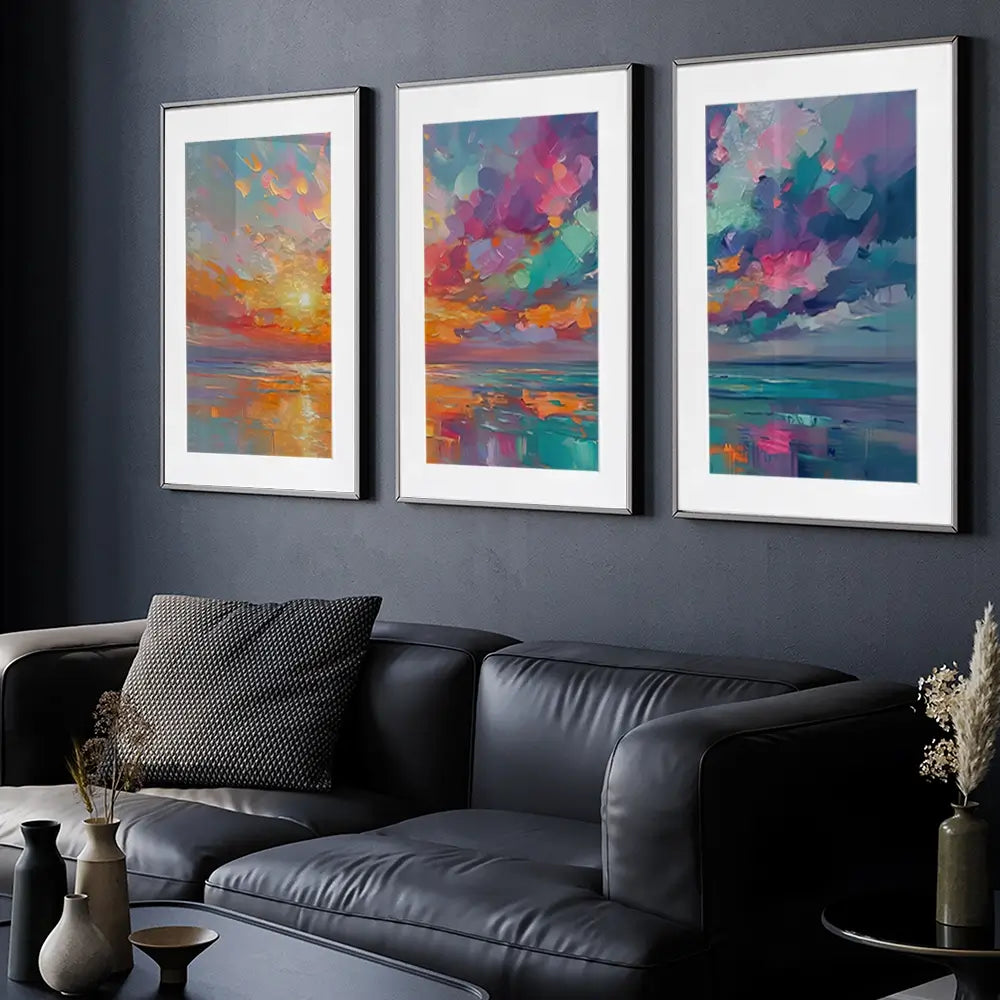 The Sky In Bloom Framed Art Print Trio The Sky In Bloom Framed Art Print Trio wall art product David Alexander Elder