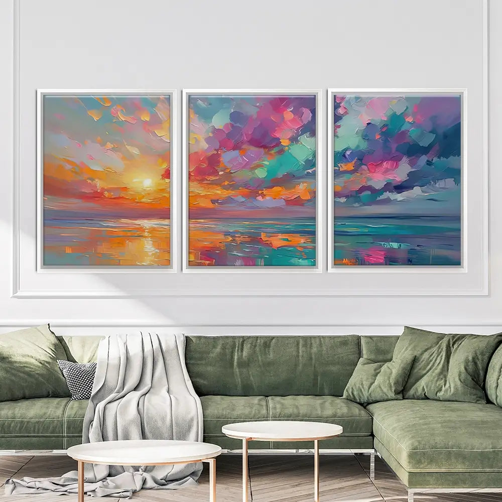 The Sky In Bloom Trio Canvas Print The Sky In Bloom Trio Canvas Print wall art product David Alexander Elder