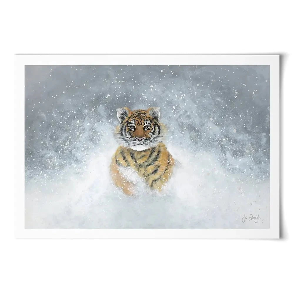 The Snow King Art Print The Snow King Art Print wall art product Jo Gough
