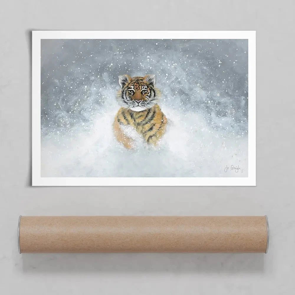 The Snow King Art Print The Snow King Art Print wall art product Jo Gough