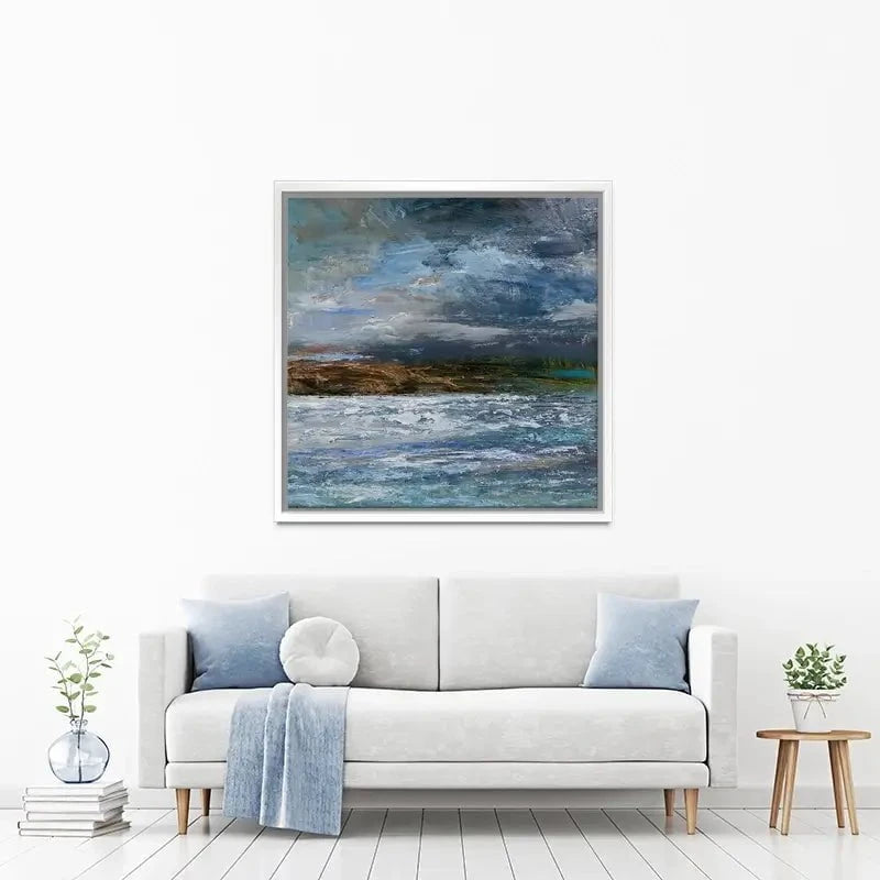 The South Hams Seen From Cornwall Canvas Print The South Hams Seen From Cornwall Canvas Print wall art product Craig Askew