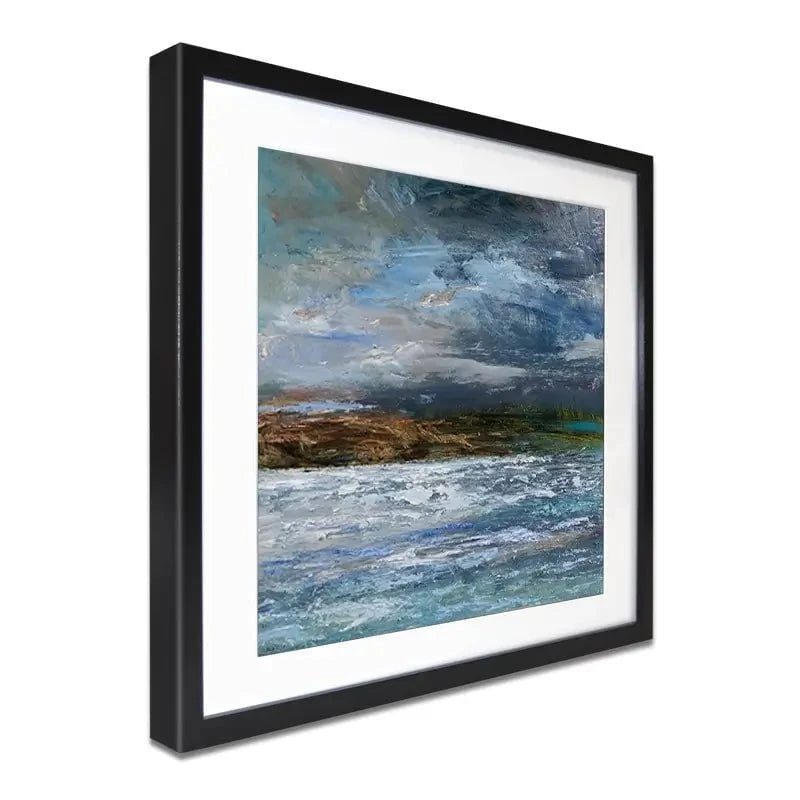 The South Hams Seen From Cornwall Framed Art Print The South Hams Seen From Cornwall Framed Art Print wall art product Craig Askew