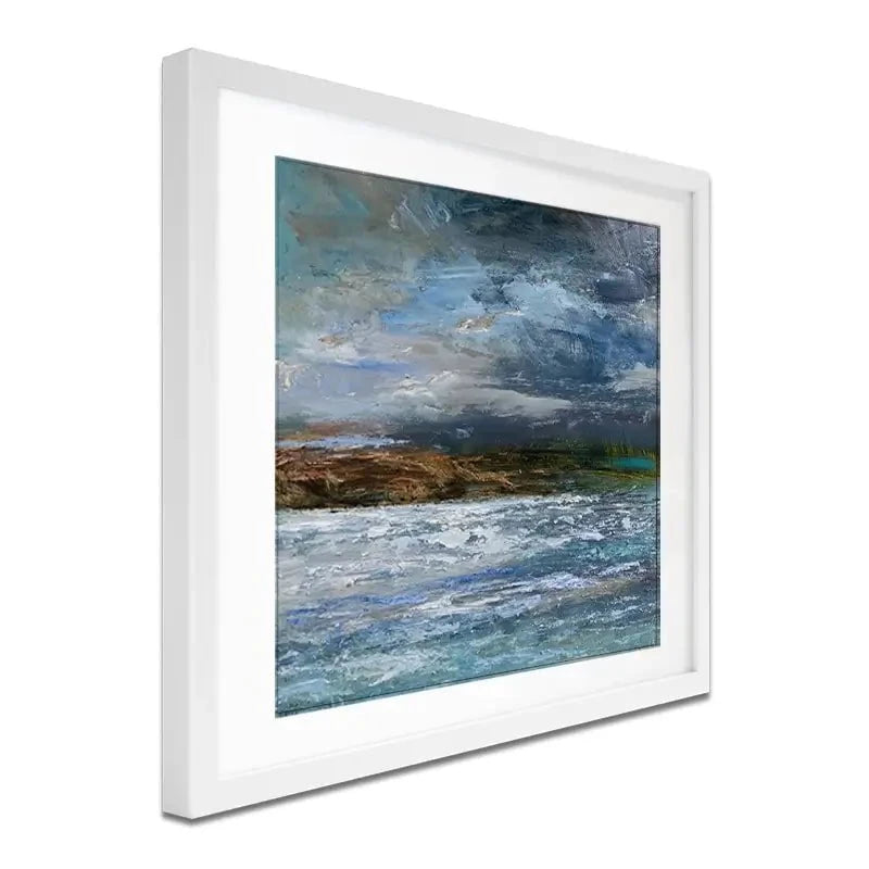 The South Hams Seen From Cornwall Framed Art Print The South Hams Seen From Cornwall Framed Art Print wall art product Craig Askew