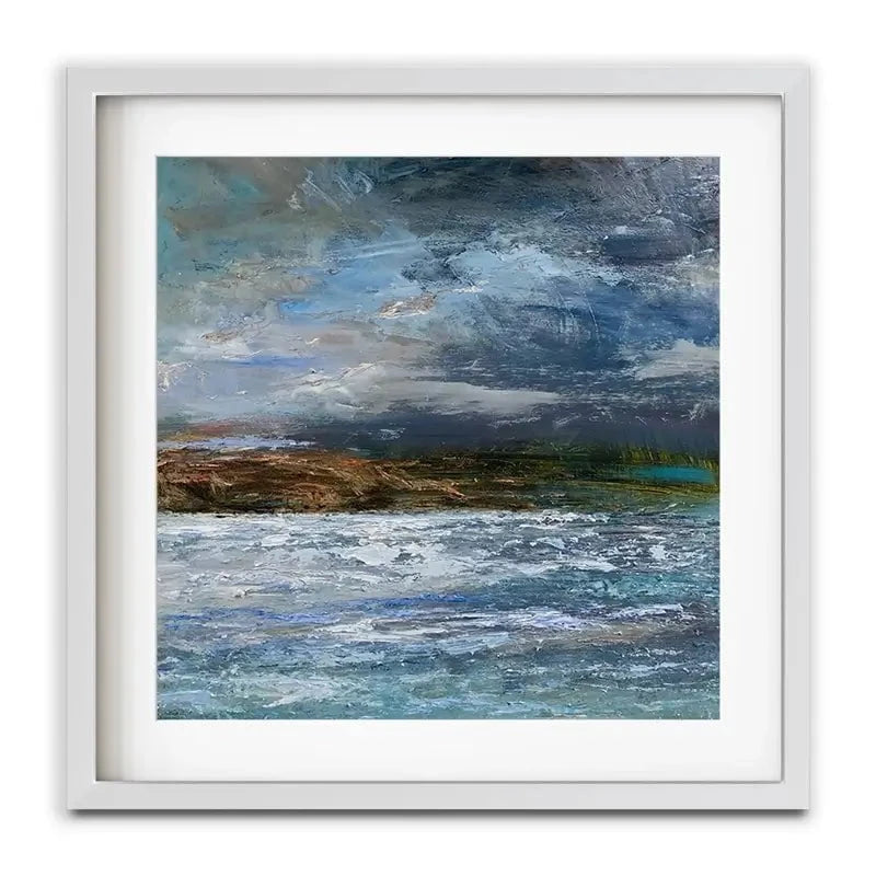 The South Hams Seen From Cornwall Framed Art Print The South Hams Seen From Cornwall Framed Art Print wall art product Craig Askew