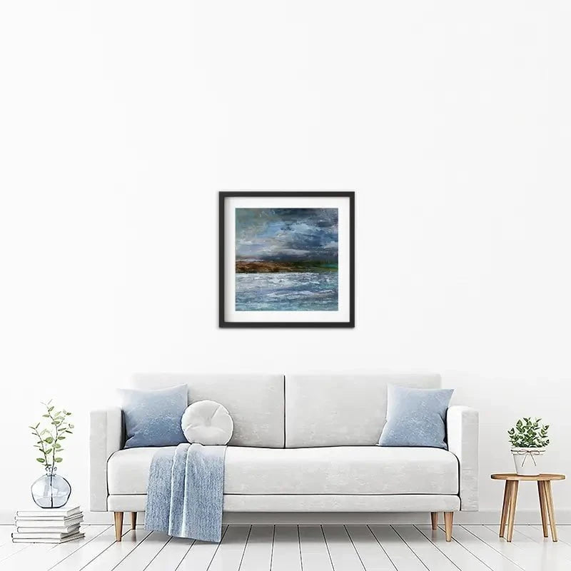 The South Hams Seen From Cornwall Framed Art Print The South Hams Seen From Cornwall Framed Art Print wall art product Craig Askew