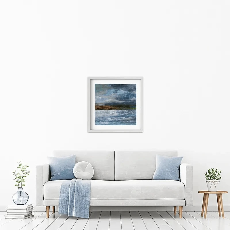 The South Hams Seen From Cornwall Framed Art Print The South Hams Seen From Cornwall Framed Art Print wall art product Craig Askew