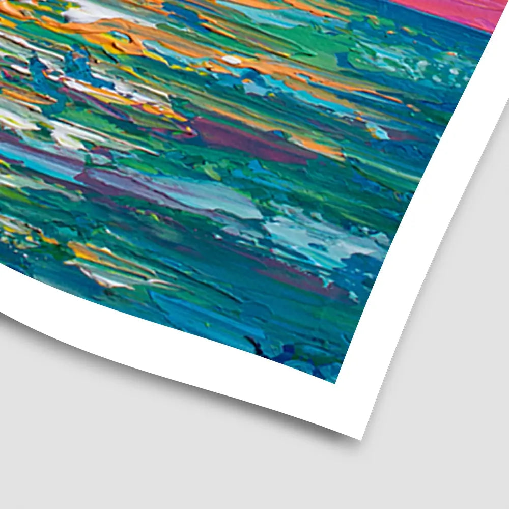 The Sun Is Setting Art Print The Sun Is Setting Art Print wall art product Olga Tkachyk