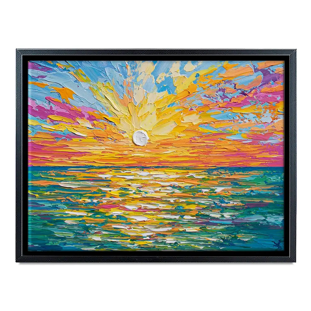 The Sun Is Setting Canvas Print The Sun Is Setting Canvas Print wall art product Olga Tkachyk