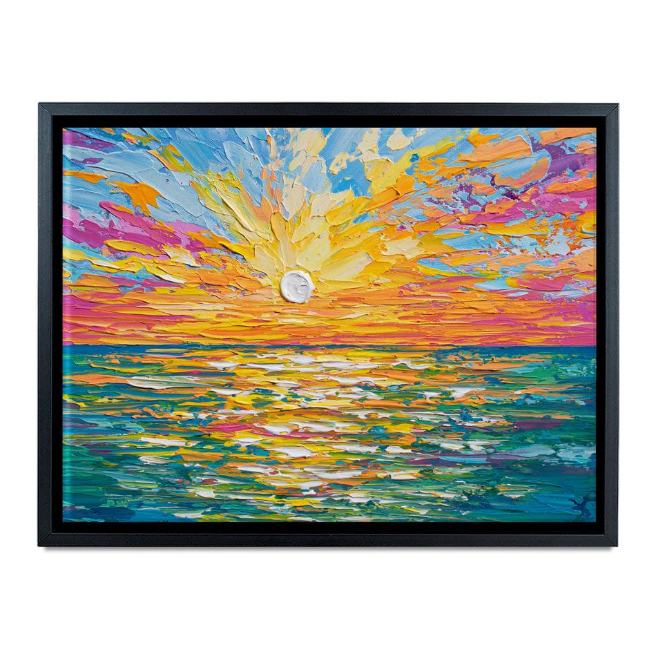 The Sun Is Setting Canvas Print wall art product Olga Tkachyk