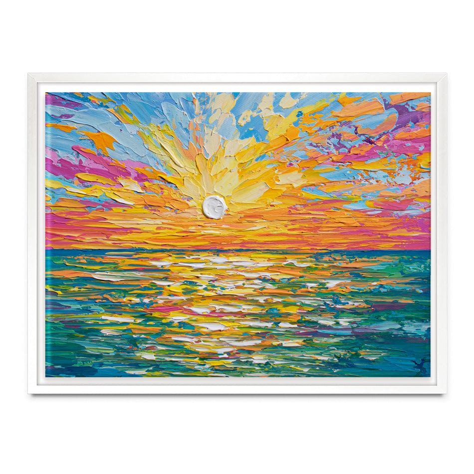 The Sun Is Setting Canvas Print wall art product Olga Tkachyk