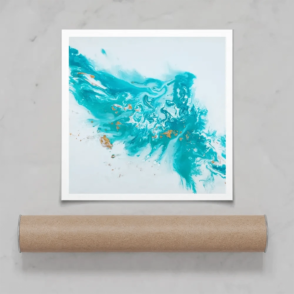 The Surf Square Art Print The Surf Square Art Print wall art product Laure Bury